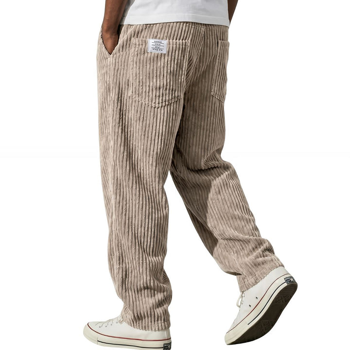 Adrian - Confortable pantalon en velours côtelé pour homme