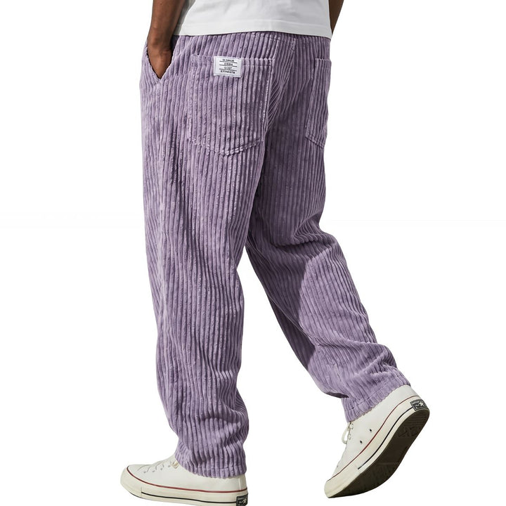 Adrian - Confortable pantalon en velours côtelé pour homme